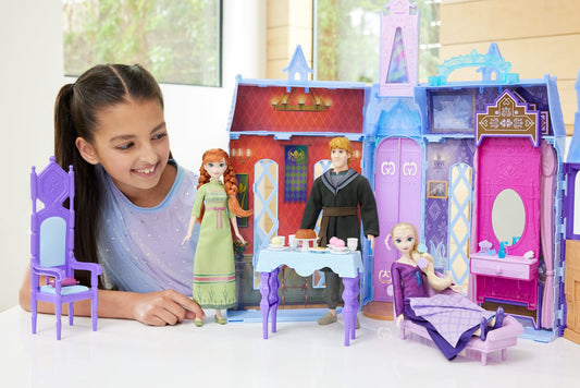 Disney Frozen Ultimate Arendelle Adventure With Portable Castle Playset, 3 Dolls & 25+ Accessories