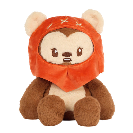 Star Wars Ewok Plush, Weighted Soft Toy, 12-Inch With Weighted Limbs & 1.5-Pound Pouch Inside