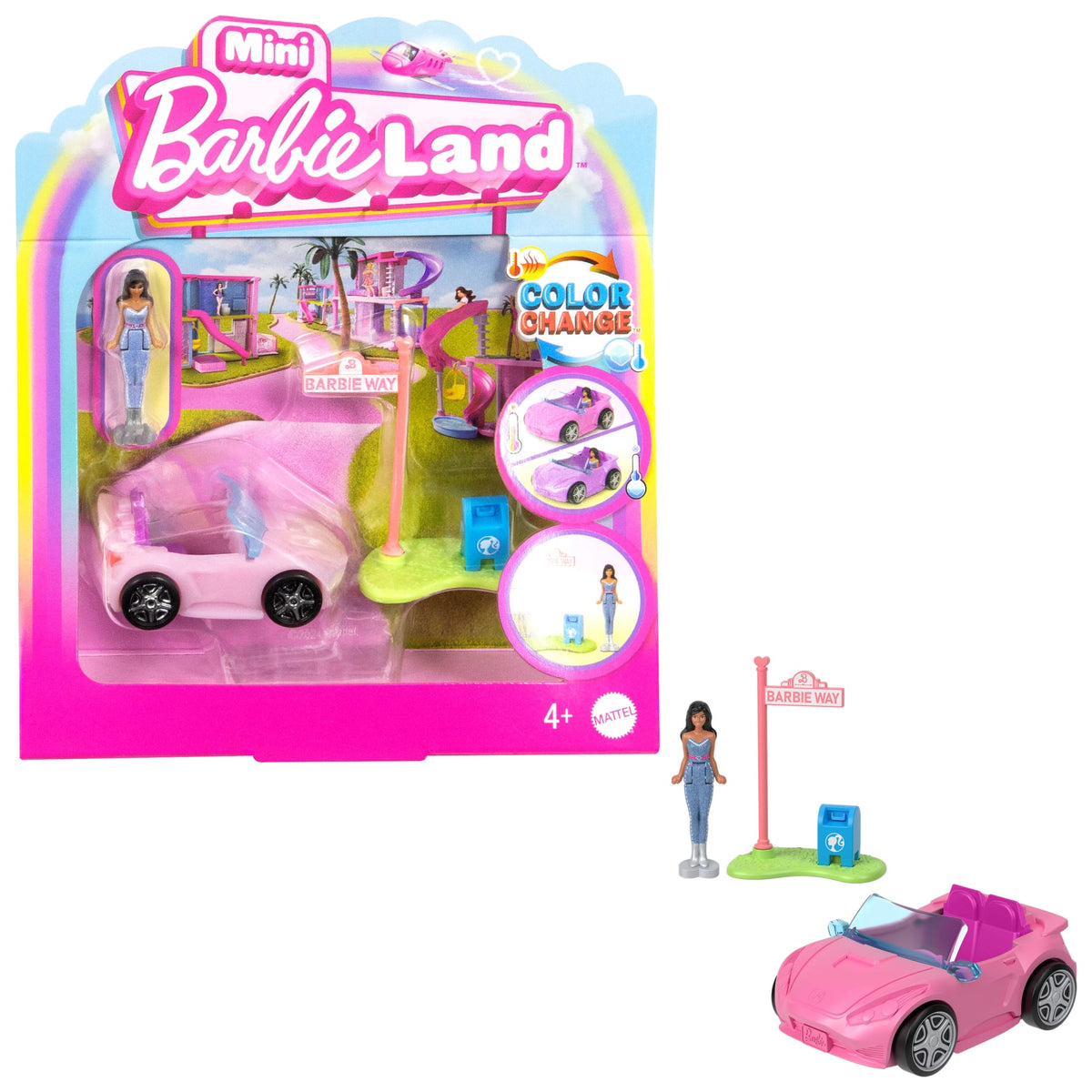 Barbie Mini BarbieLand Veículo para Boneca Conversível