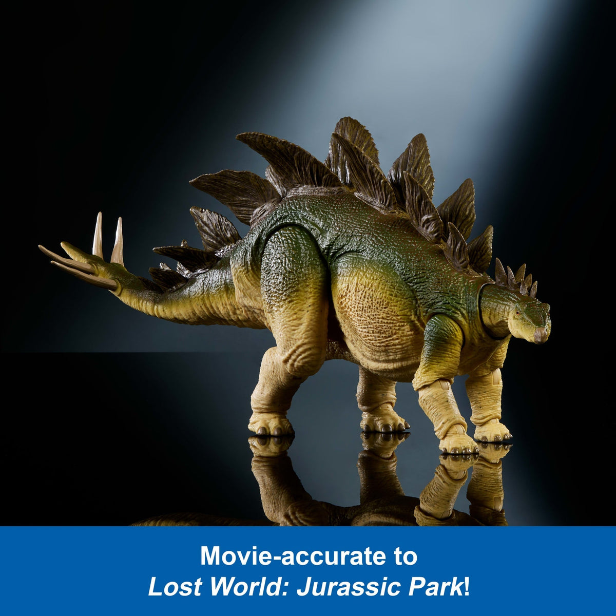 Jurassic World Hammond Collection Lost World Jurassic Park Stegosaurus Action Figure, Large Dinosaur