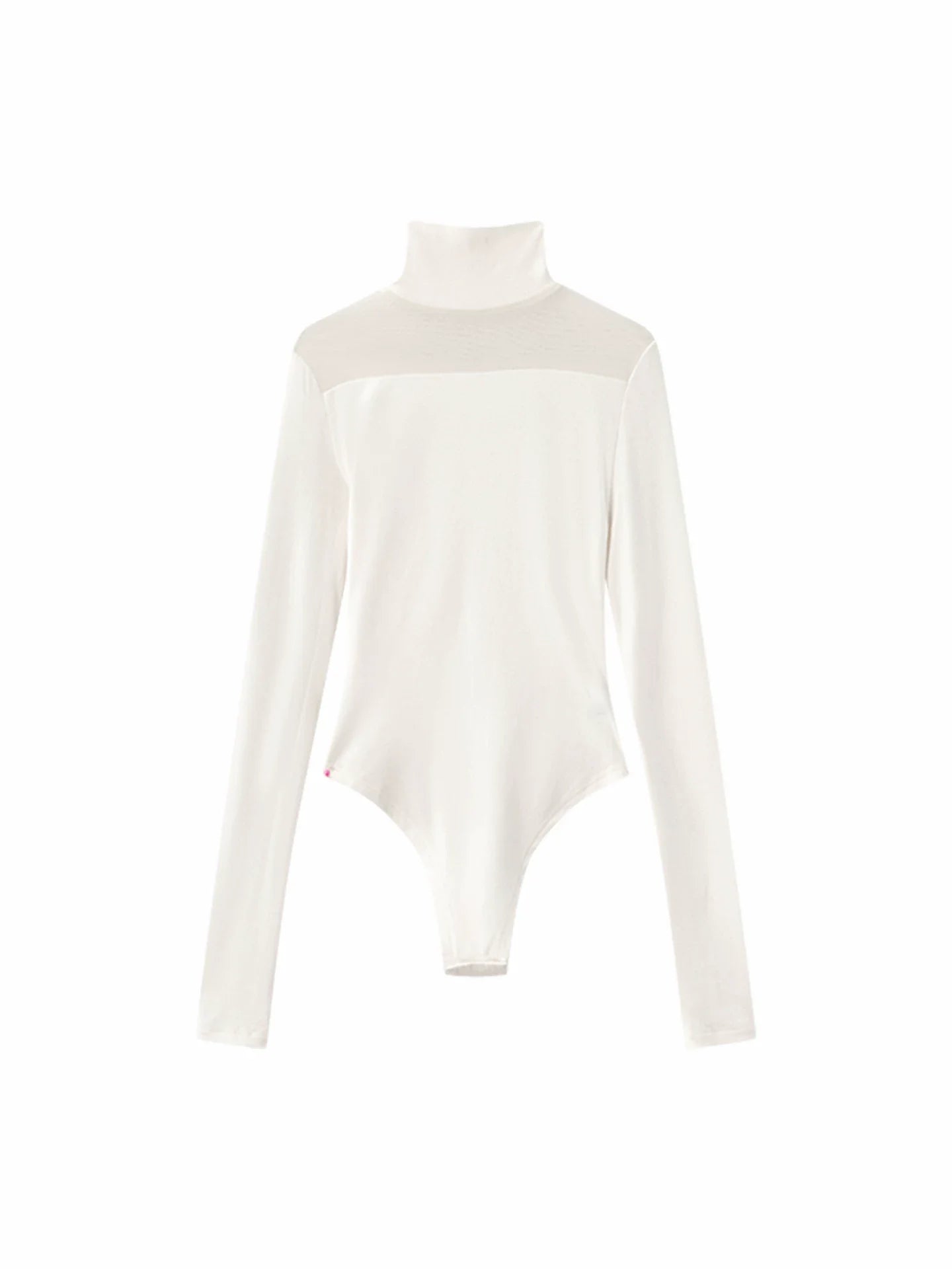 Xmsli | High Collar Mesh Knitted Jumpsuit for Women - Sleek and Comfortable Fit