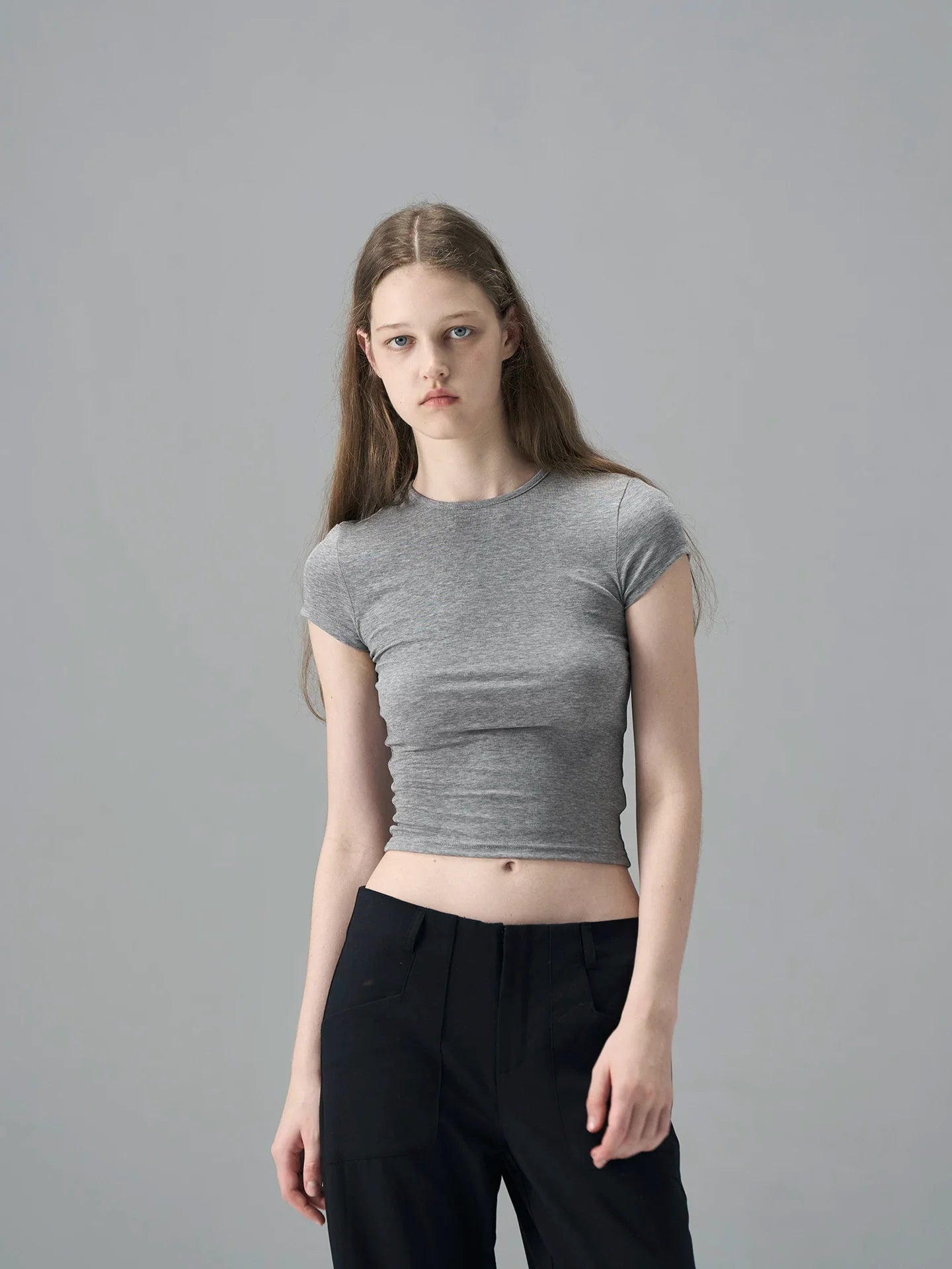 Xmsli | Tencel Purple Slimming Short-Sleeved T-Shirt for Women - Elegant and Comfortable Fit