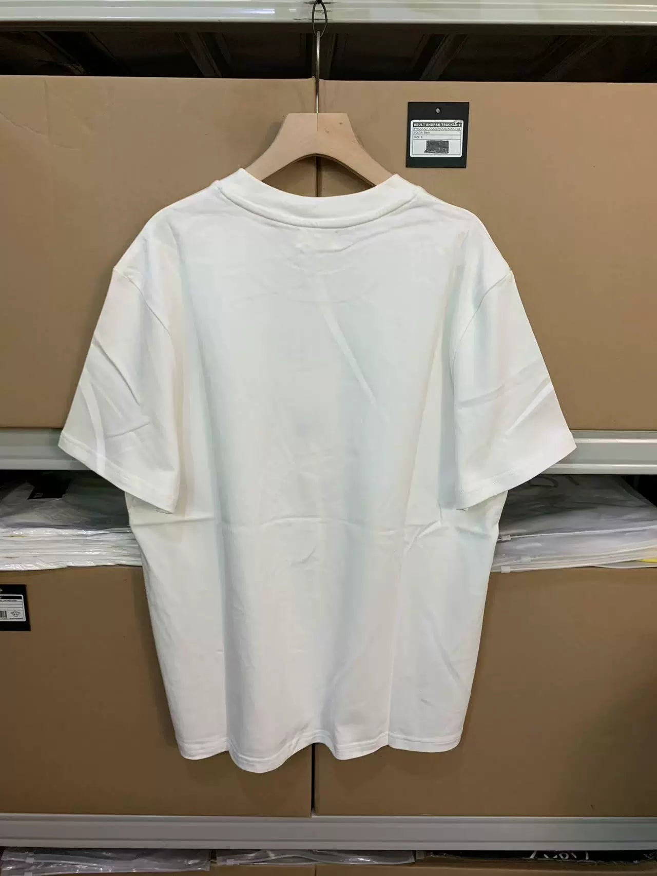 Xmsli | Unisex Loose White Round Neck Cotton T-Shirt - British Sports Fashion Street Style
