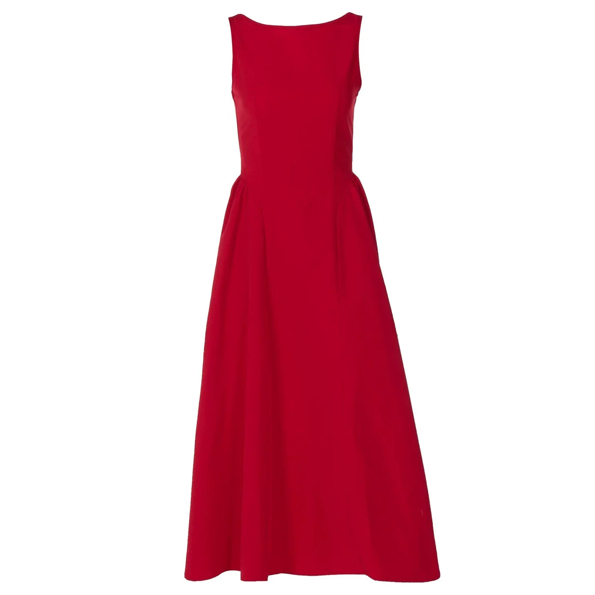 Xmsli | European & American Style Round Neck Sleeveless A-Line Mini Dress for Women - High Waist, Slim Fit, Sexy Backless Design