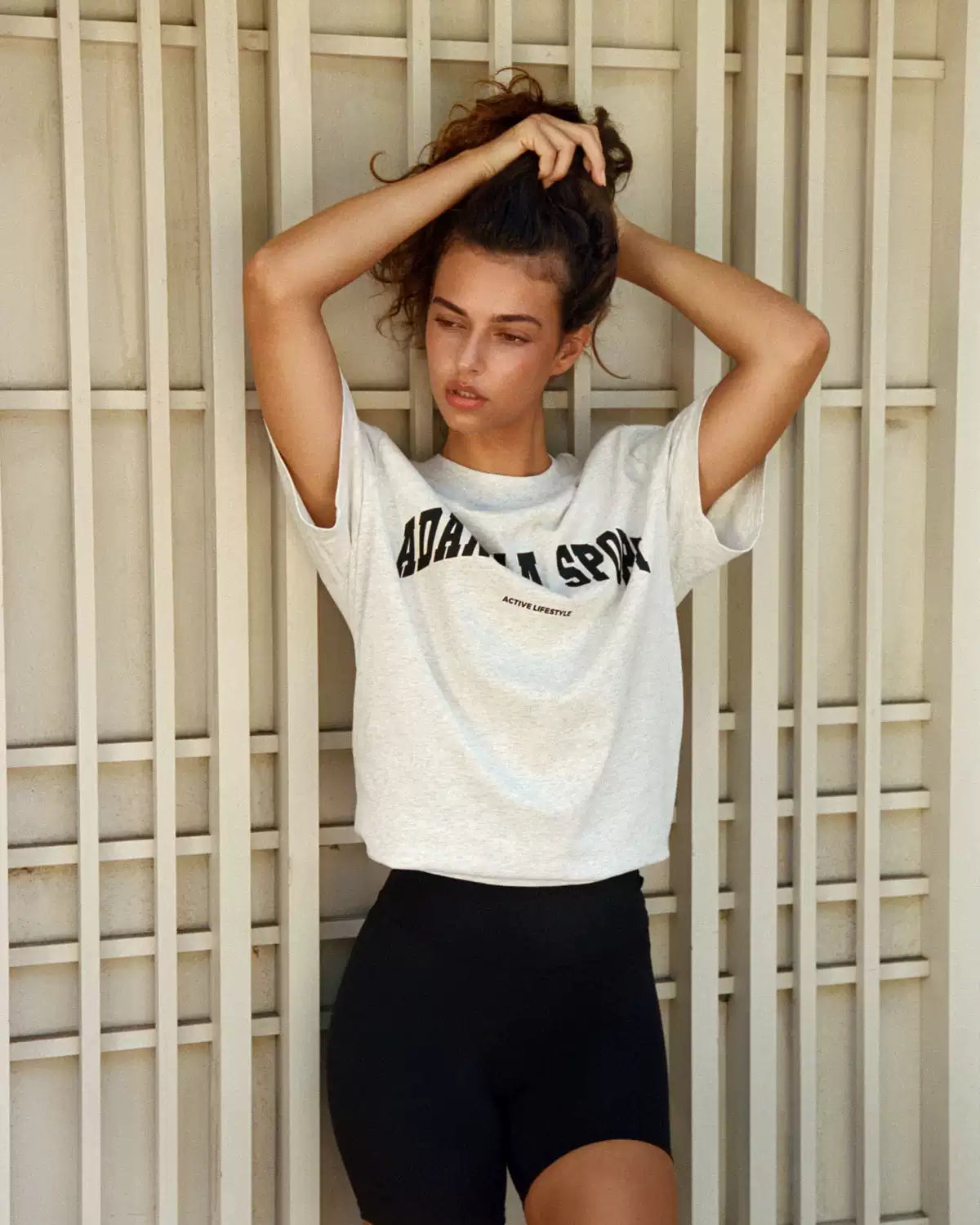 Xmsli | Unisex Loose White Round Neck Cotton T-Shirt - British Sports Fashion Street Style