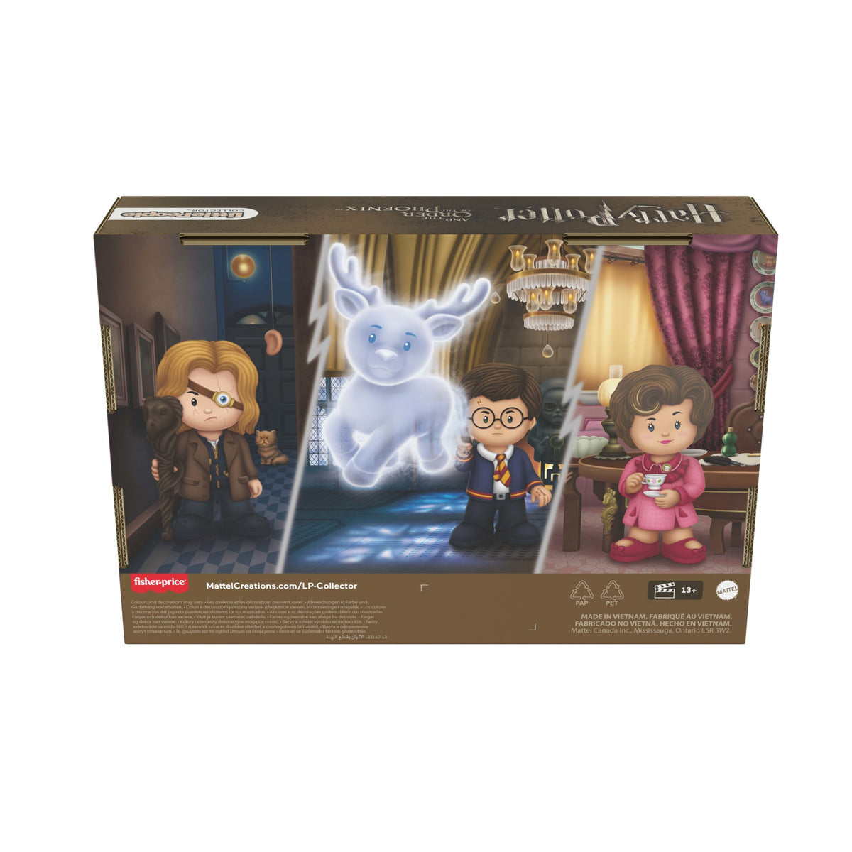 Little People Collector Figura de Brinquedo Pacote do Harry Potter Ordem da Fênix