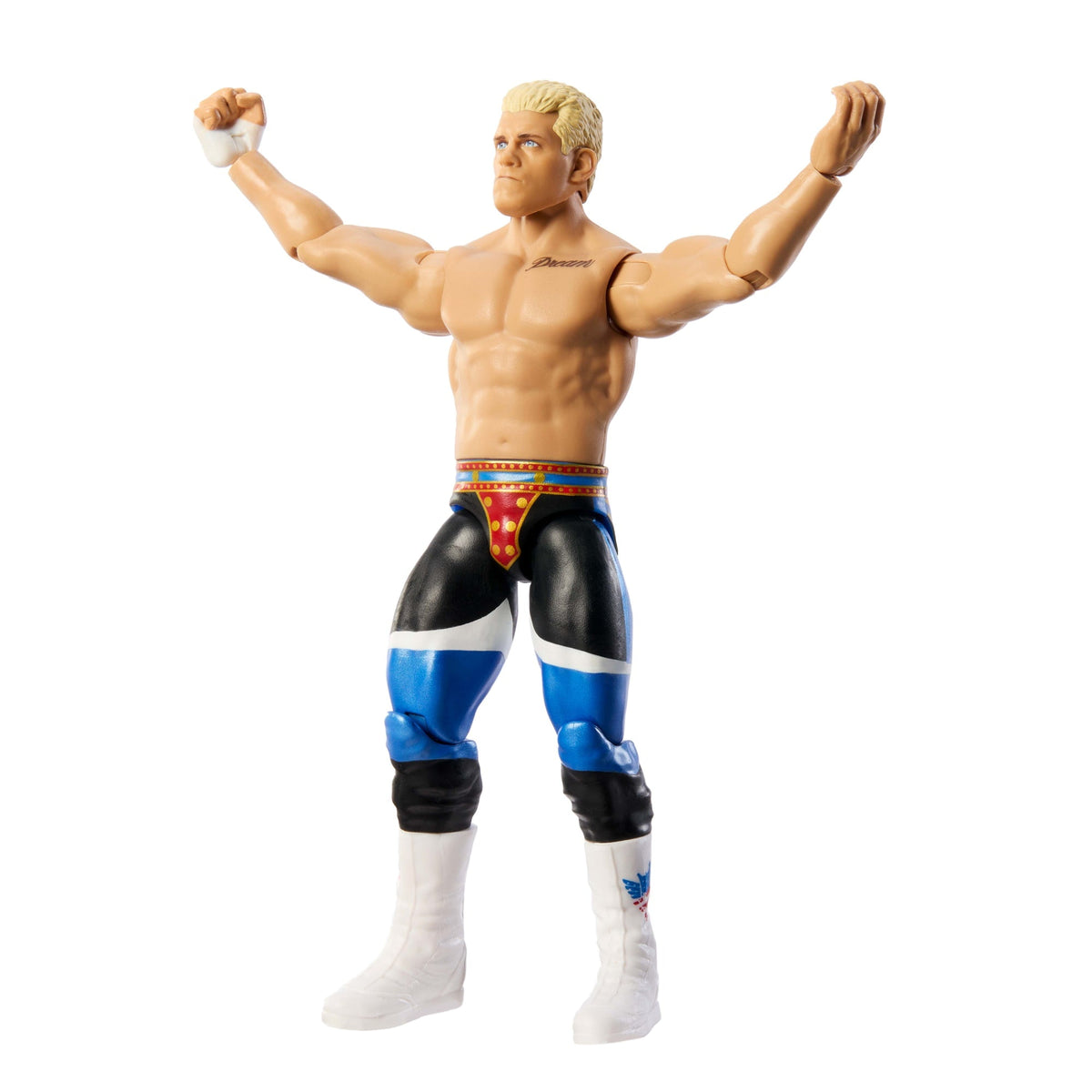 WWE Cody Rhodes Action Figure, Main EVent Series #153 6-inch Collectible Superstar With Articulation