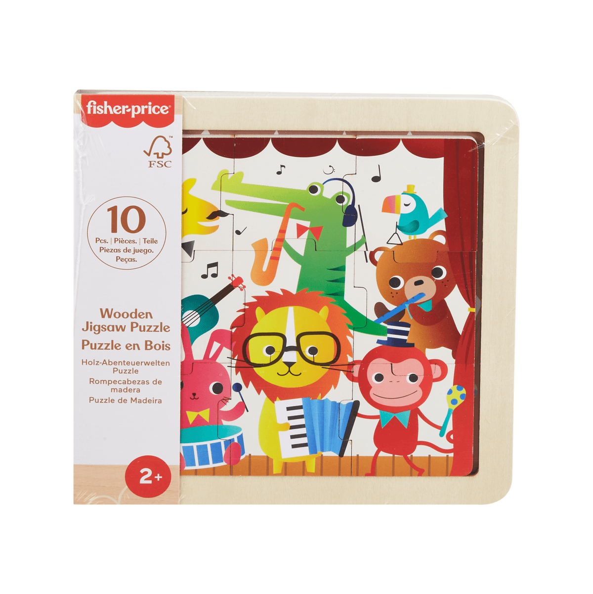 Fisher-Price Juguete para Bebés Rompecabezas Banda Musical de Madera