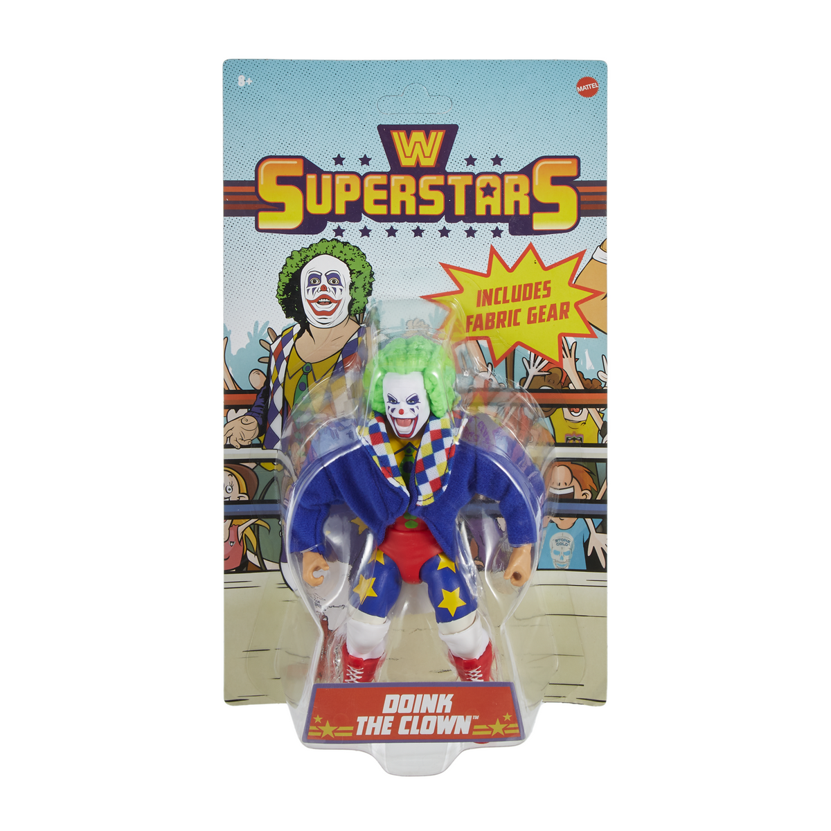 Wwe  Superstars  Figurine Articulée et Accessoires  Doink The Clown