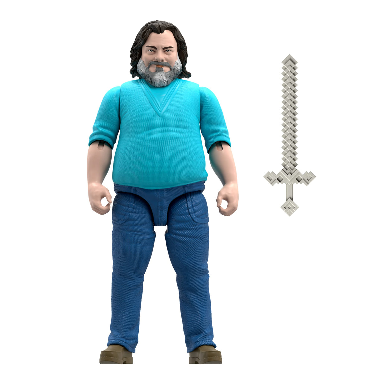 Minecraft Steve Large-Scale Action Figure, 12-inch Character Collectible inspired By The Movie