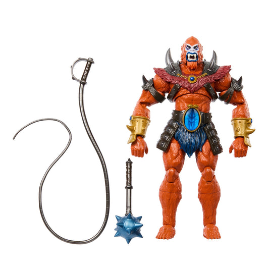 Masters Of The Universe Masterverse New Eternia Beast Man Action Figure, MOTU Toy, 30 Articulations