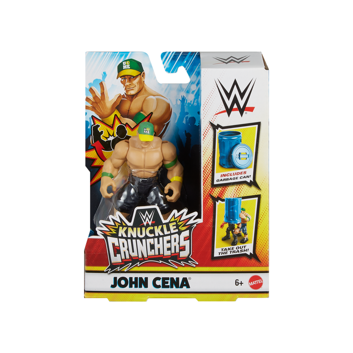 WWE Action Figure Knuckle Crunchers John Cena With Battle Accessory