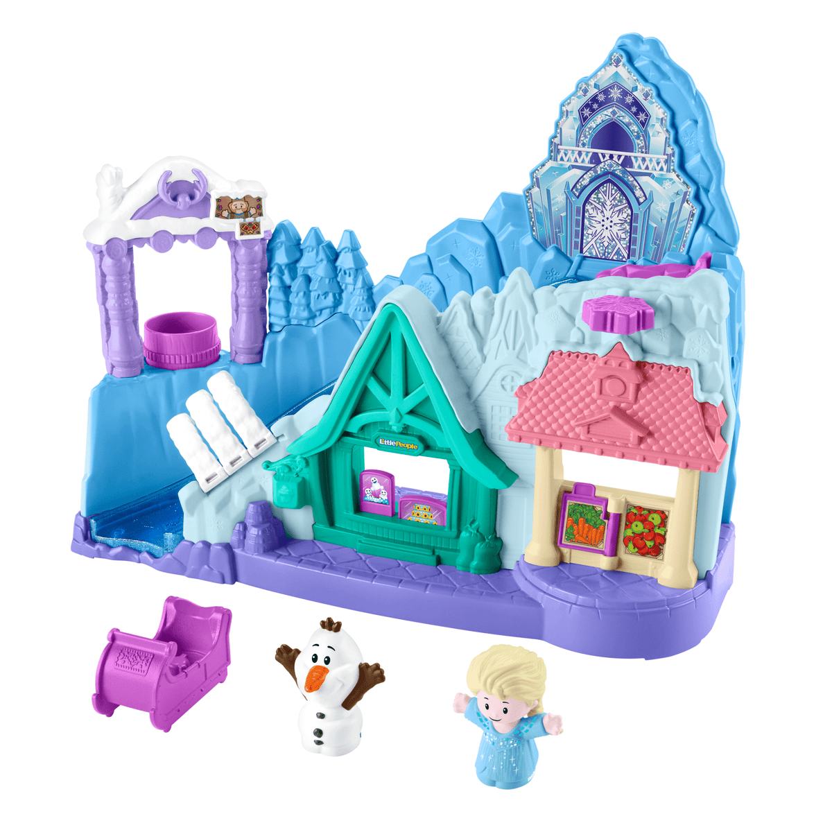 Little People Frozen Juguete para Bebés Aventuras en Trineo en Arendelle