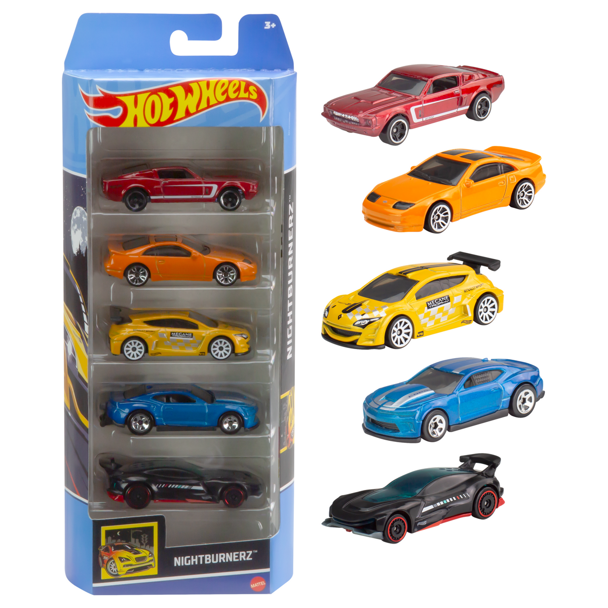 Hot Wheels Cars, 5-Pack of Die-Cast Toy Cars or Trucks in 1:64 Scale (Styles May Vary)