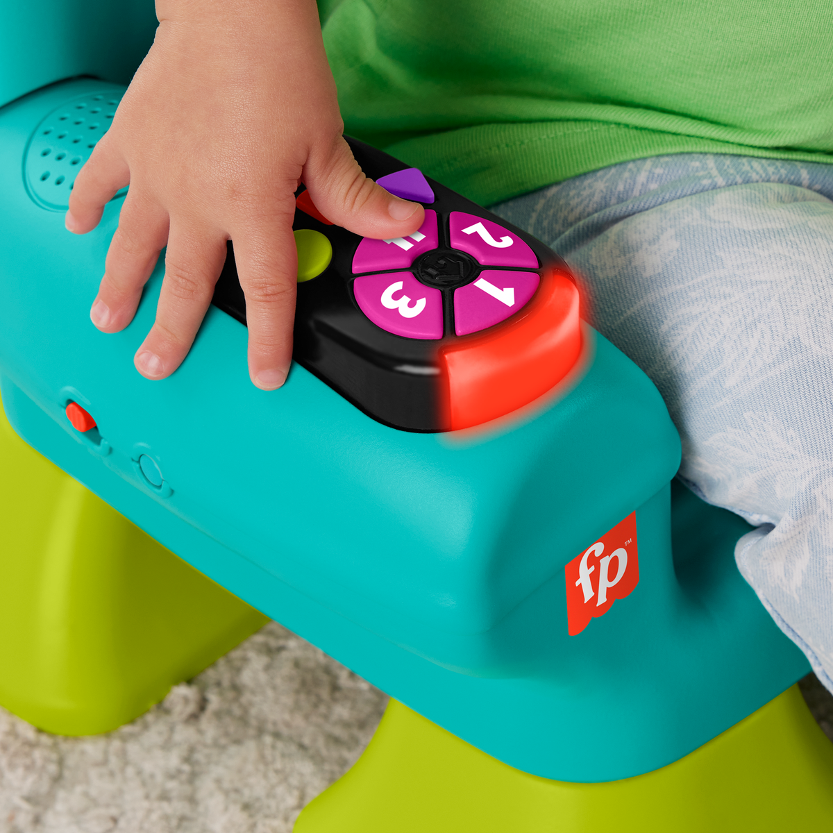 Fisher-Price  Rires et Éveil  Chaise Éveil Progressif, Sarcelle