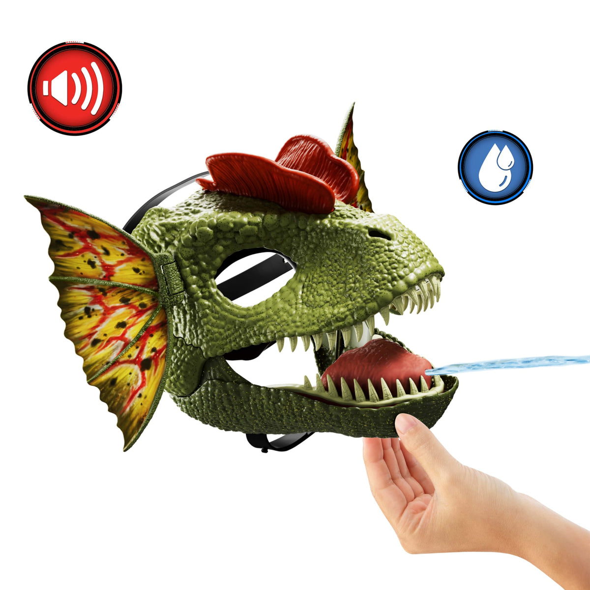 Jurassicworld-Dilophosaurus Lanceur de Venin-Masque