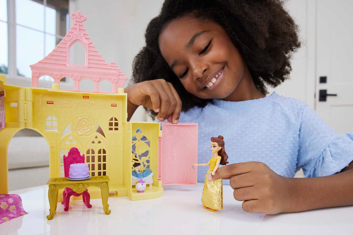Disney Princesa Conjunto de Brinquedo Castelo Bela Empilhável
