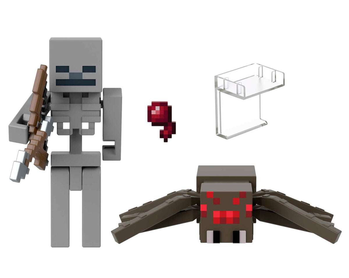 Minecraft Toys, 2-Pack Of Action Figures, Gifts For Kids