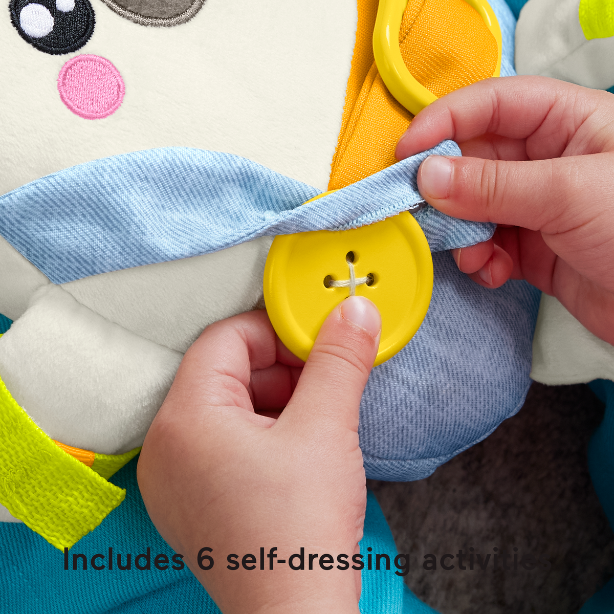 Fisher-Price Fp Pets Learn-To-Dress Pup Preschool Fine Motor Toy For Ages 2+