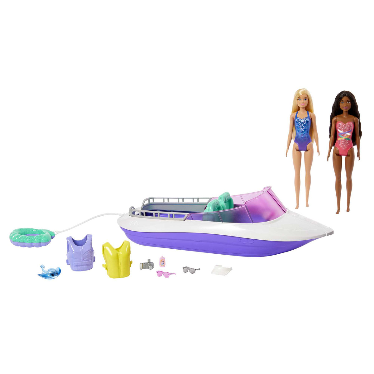 Barbie  Mermaid Power ™  Coffret de Jeu Avec Poupées et Bateau
