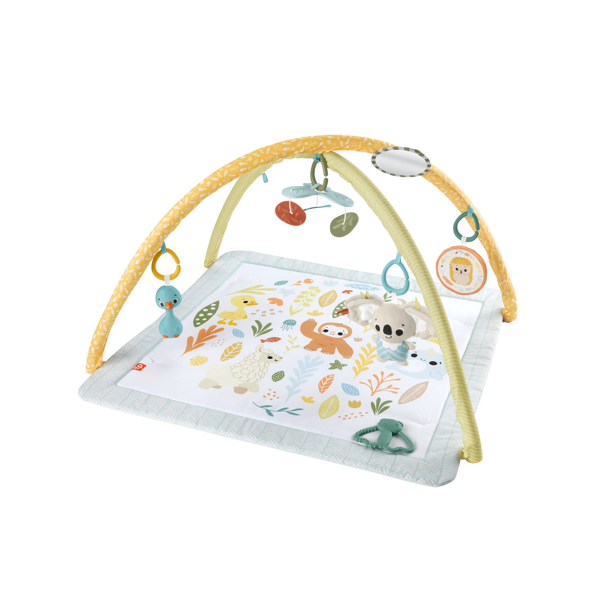 Fisher-Price  Mon Tapis D’Éveil Sensimals, 6Jouets Sensoriels